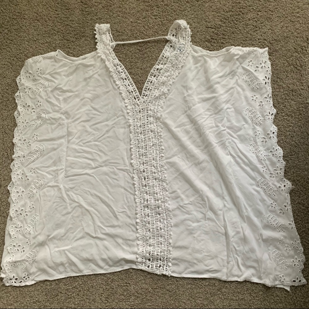 Cold Shoulder Swimsuit Cover Up Dress